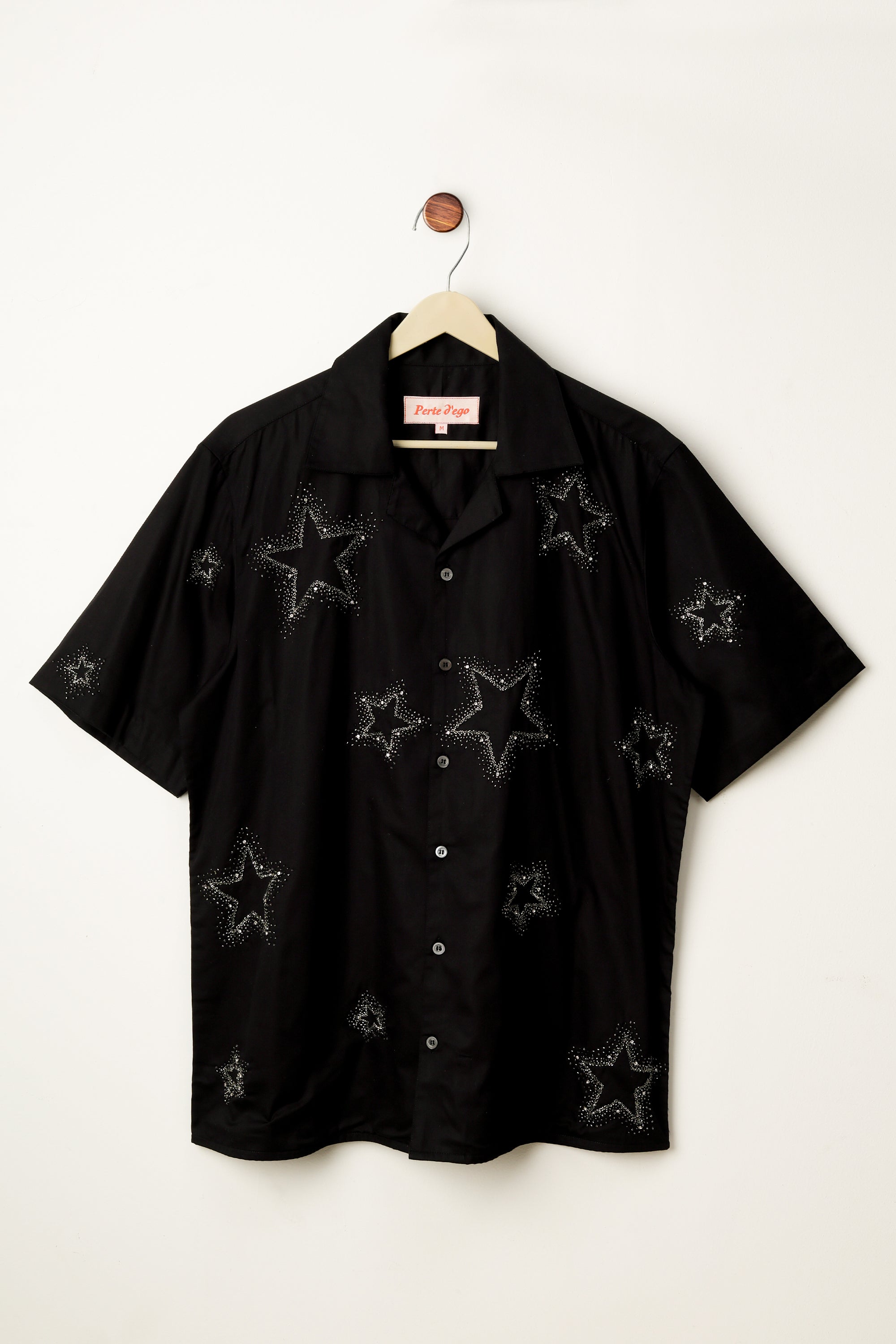 "Showstopper" hand embroidered shirt