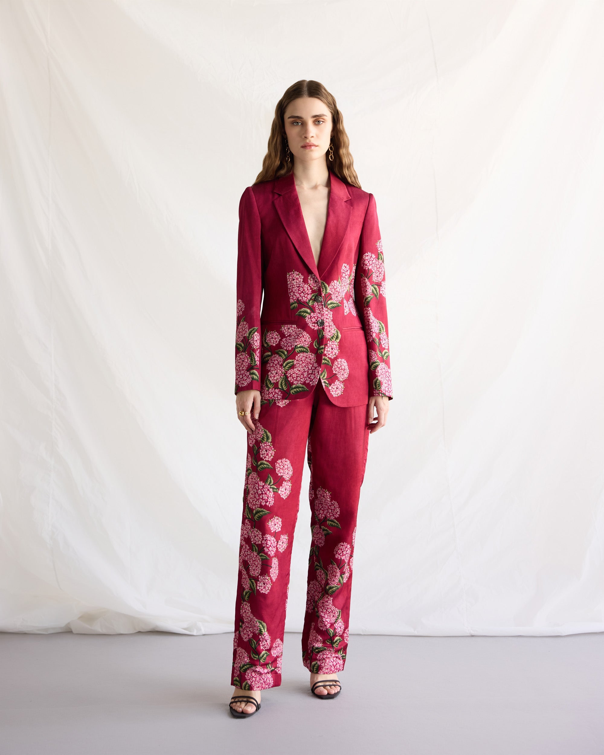 Floral print Straight Fit Pants