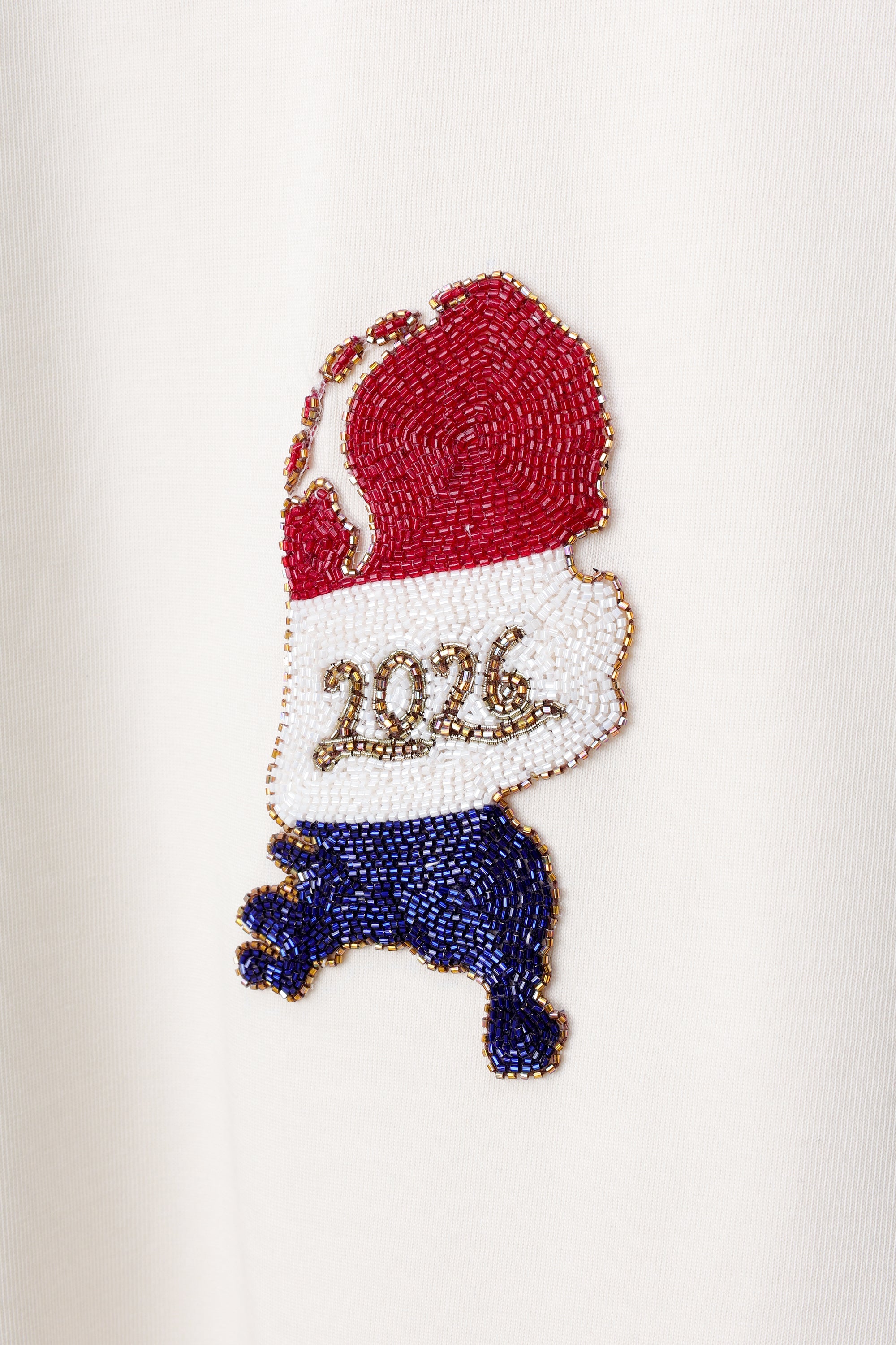 "Le Netherlands 2026" hand embroidered T-Shirt
