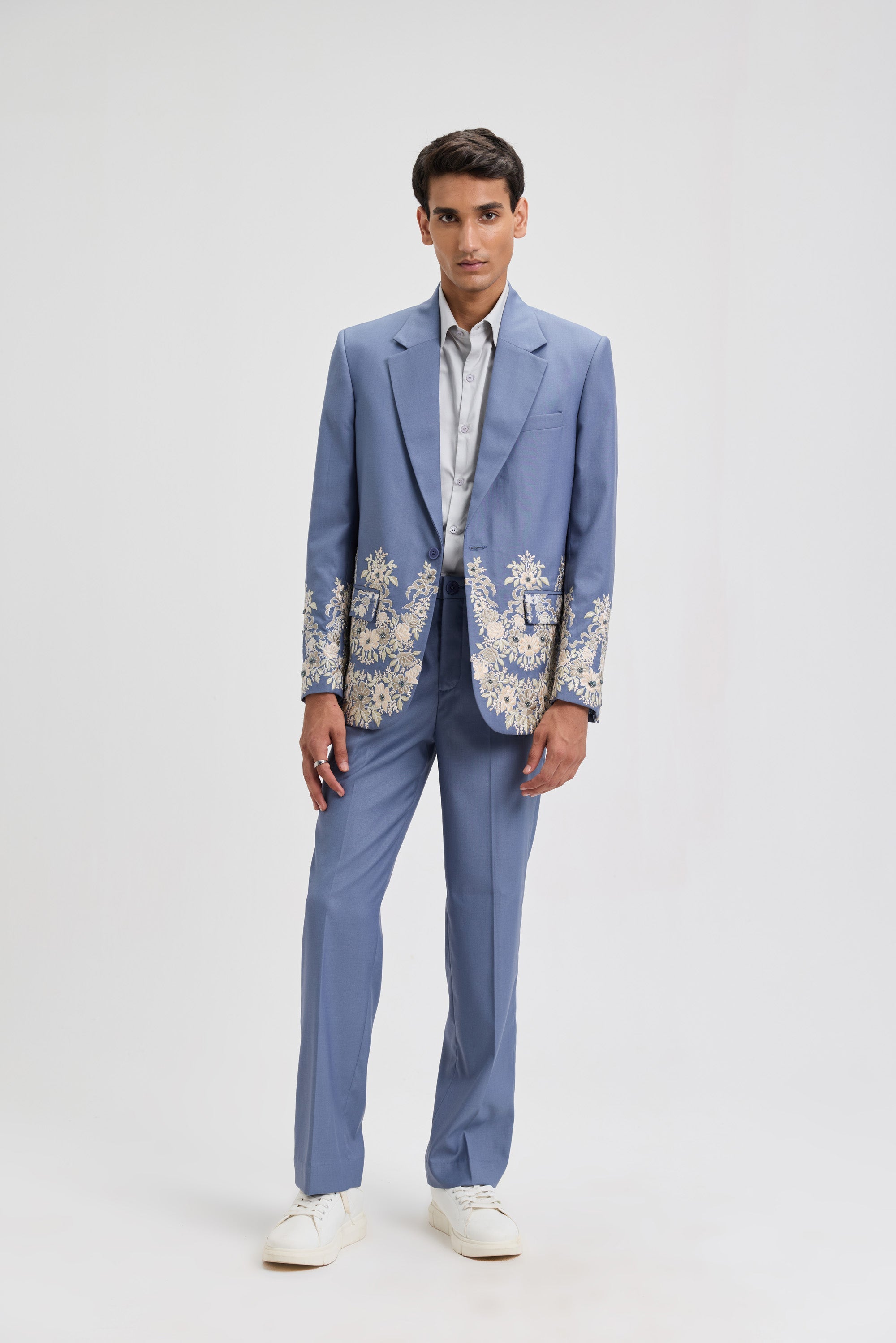 Azure Bloom Pants