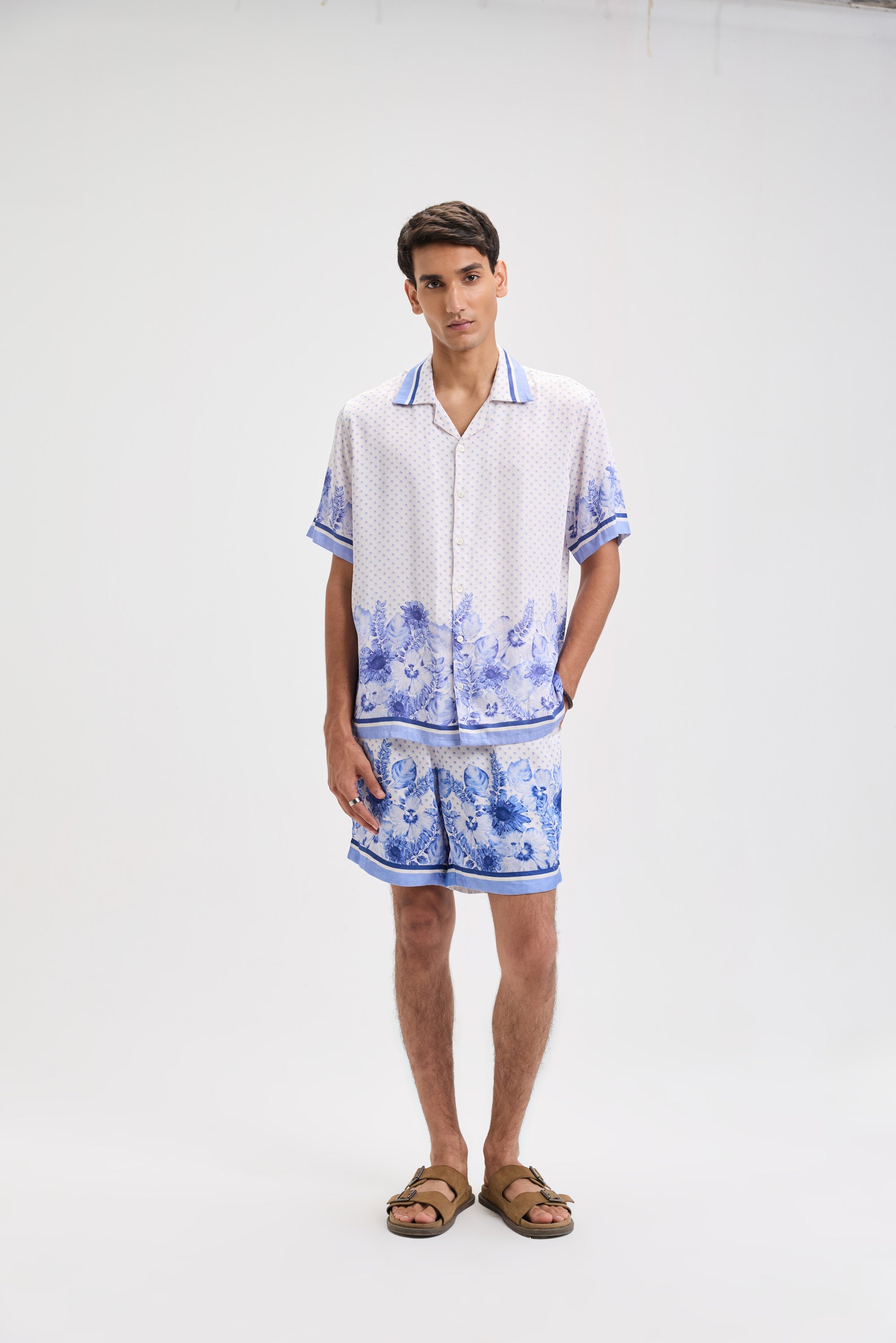 Azure Bloom Shirt