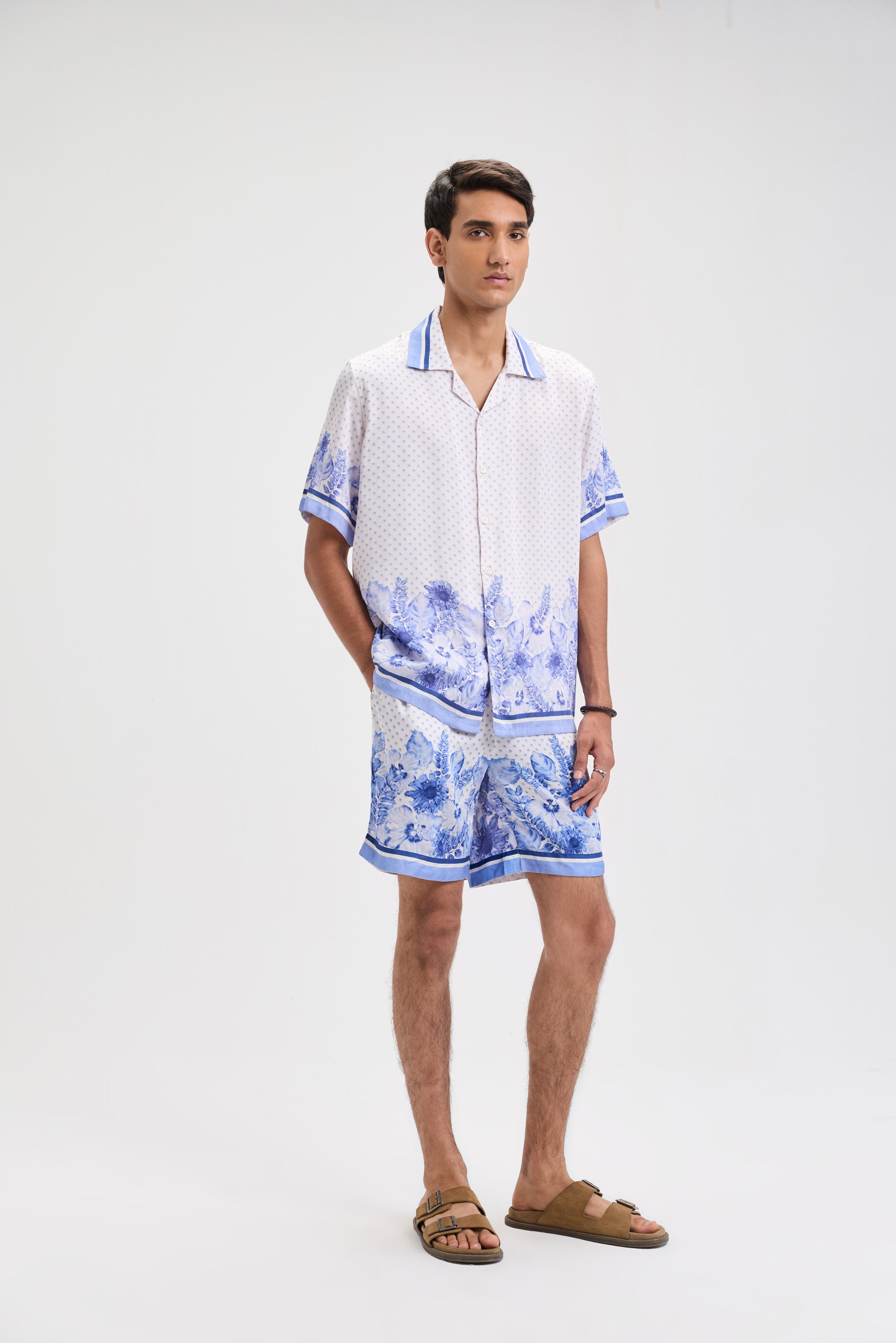 Azure Bloom Shirt
