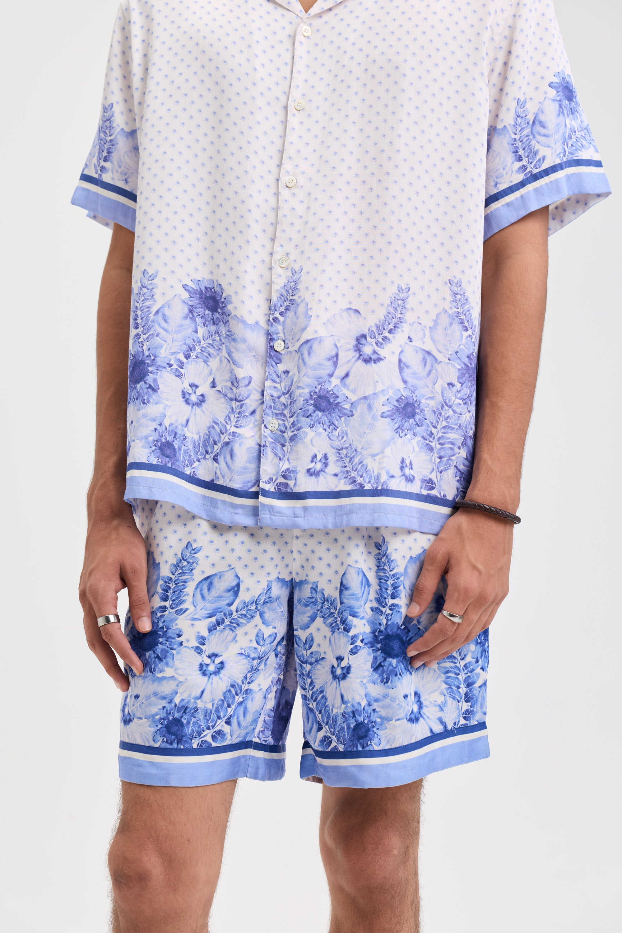Azure Bloom Shirt