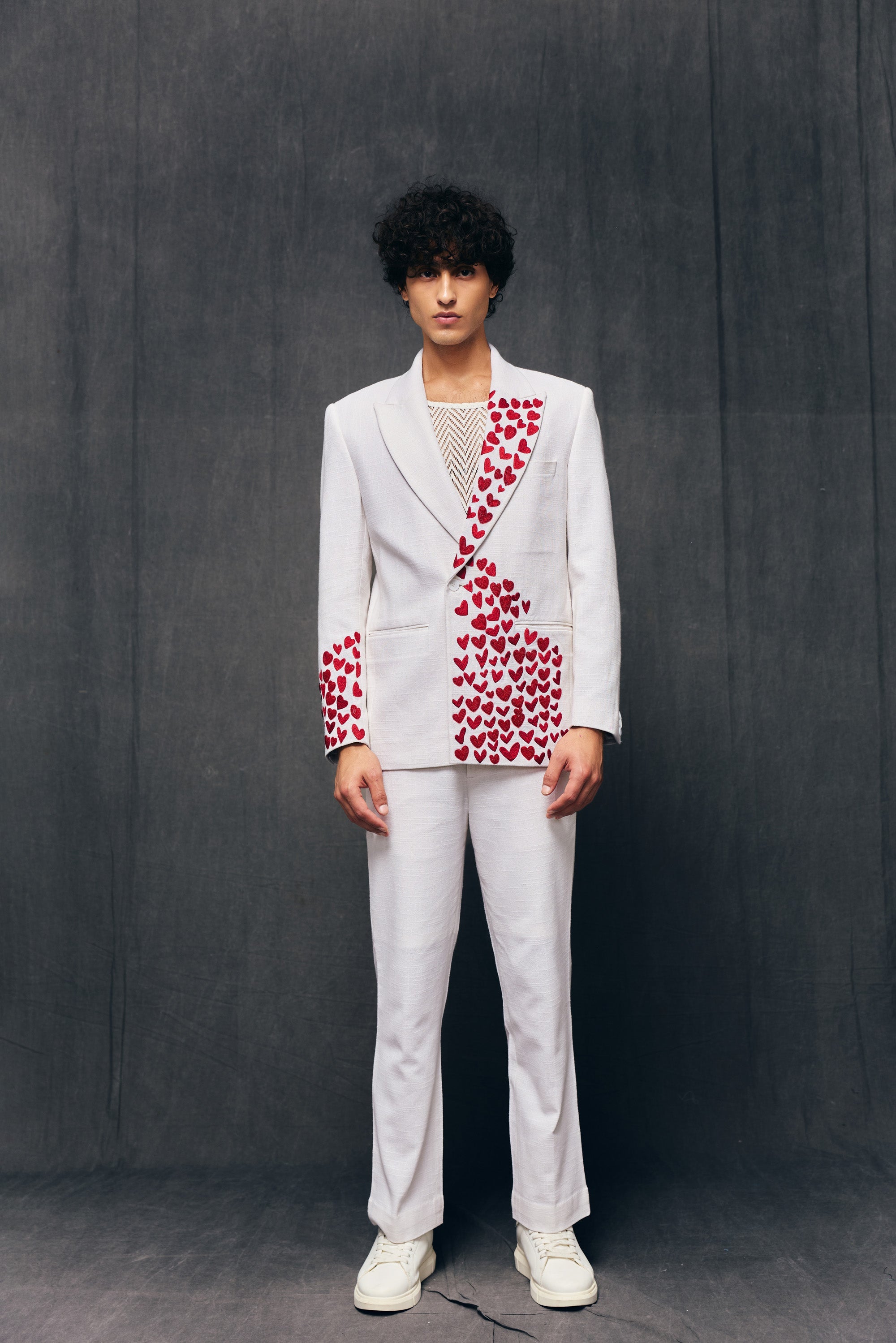 Amor Hand-Embroidered Blazer