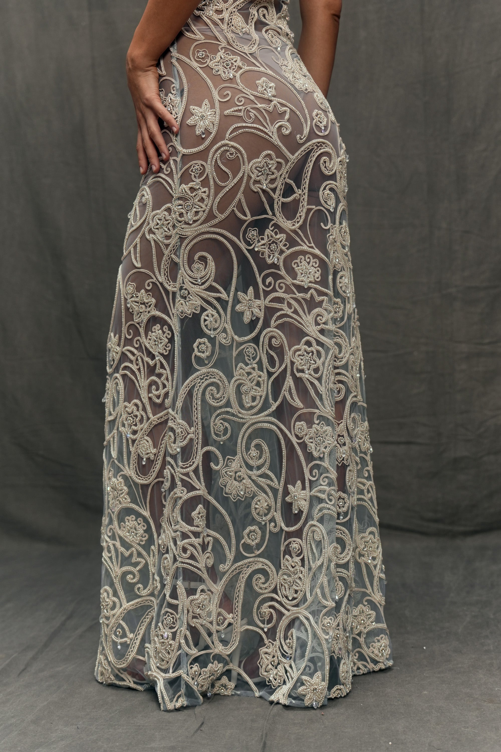 The Florentine Hand-Embroidered Gown