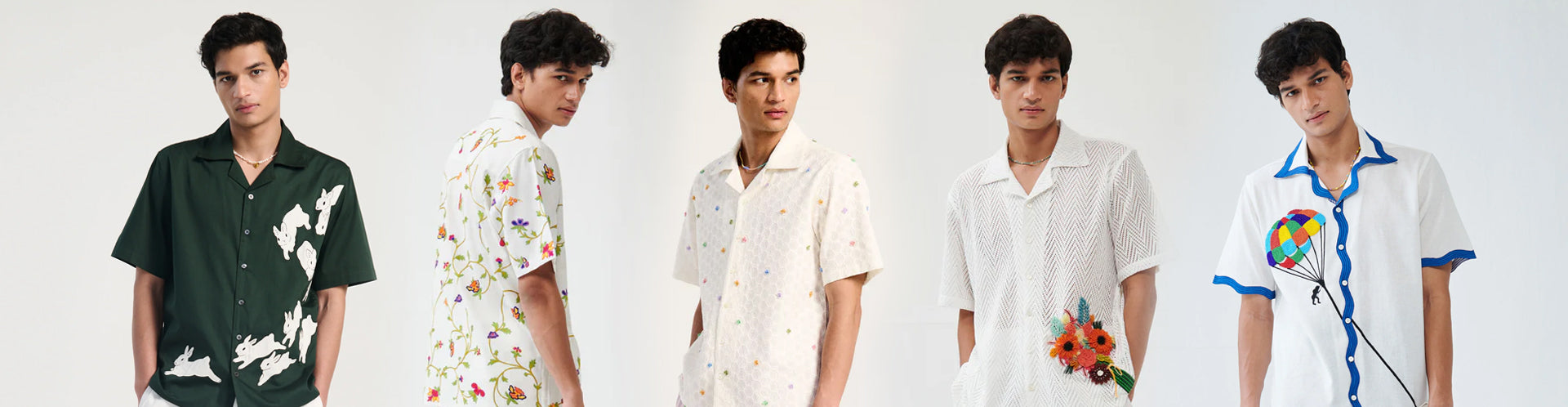 Hand-Embroidered Shirts