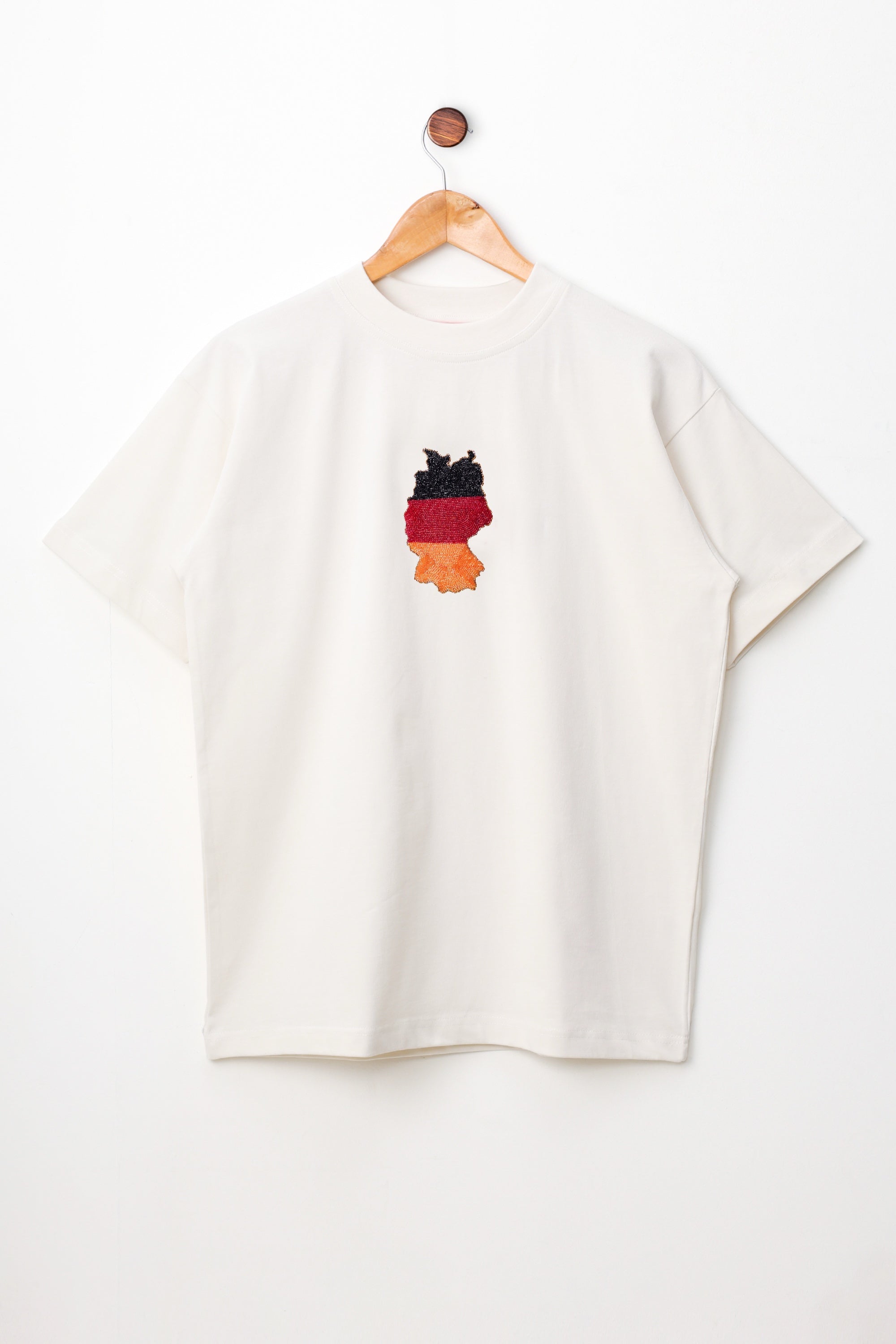 "Le Germany 2026" hand embroidered T-Shirt
