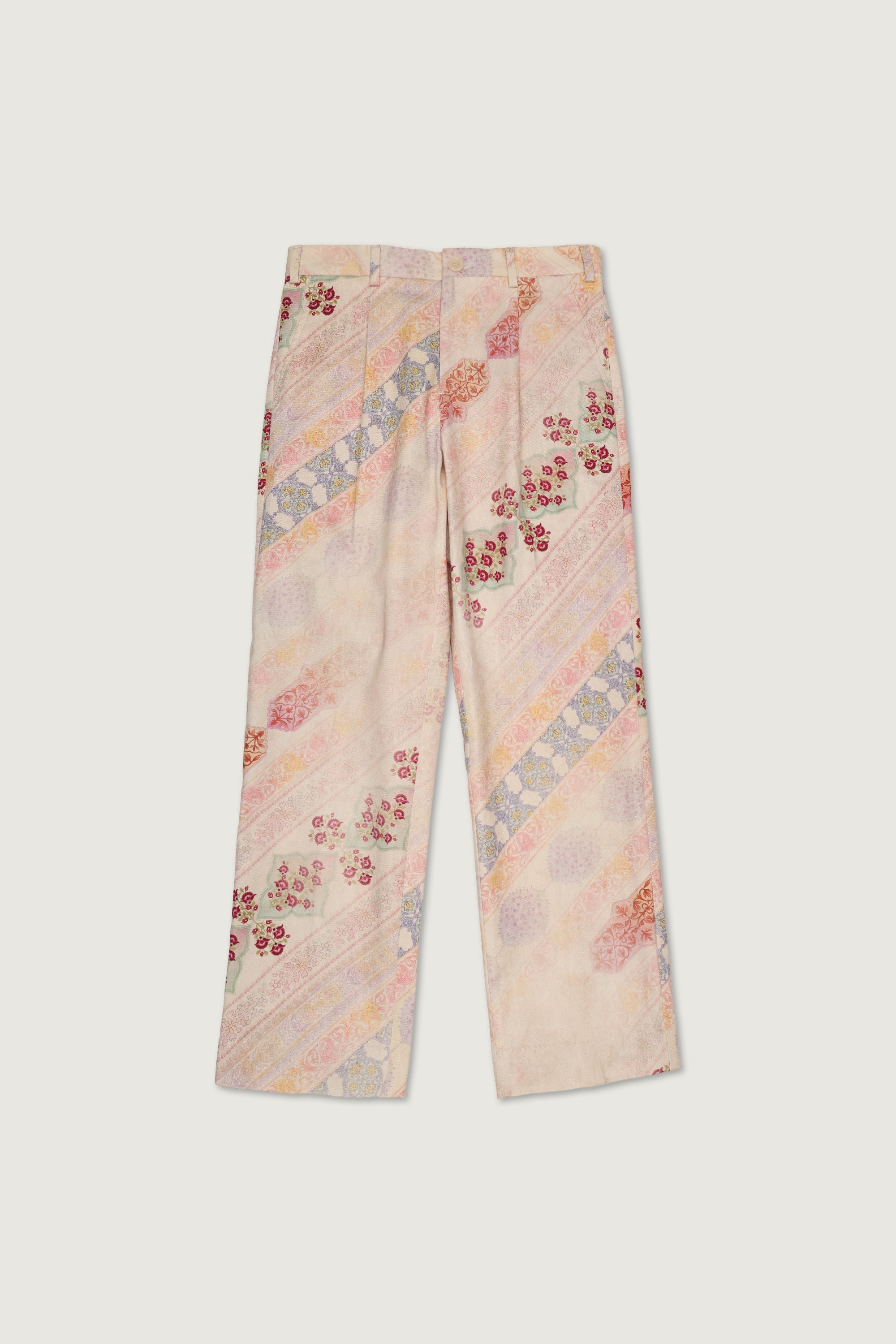 Vintage watercolor formal pants