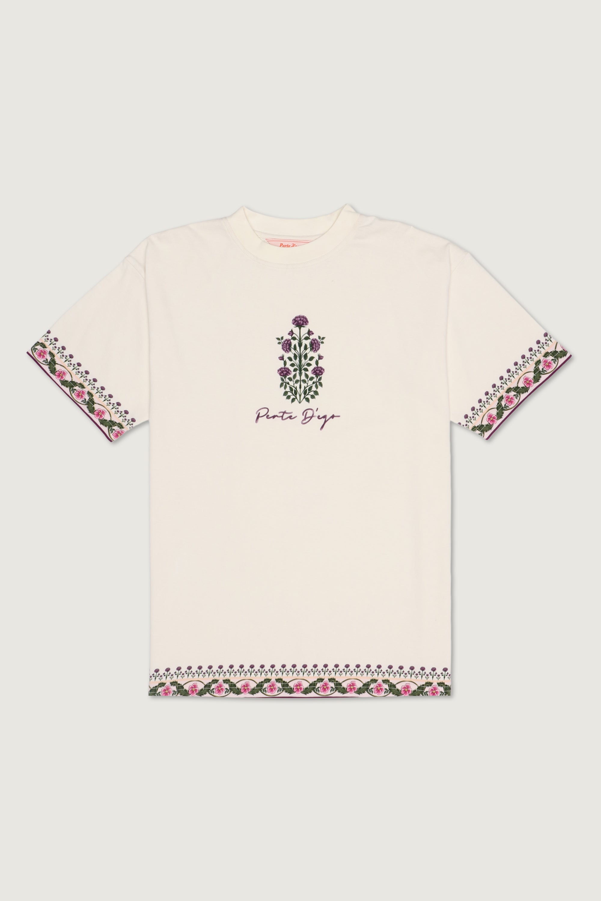 "Floral border" T-Shirt
