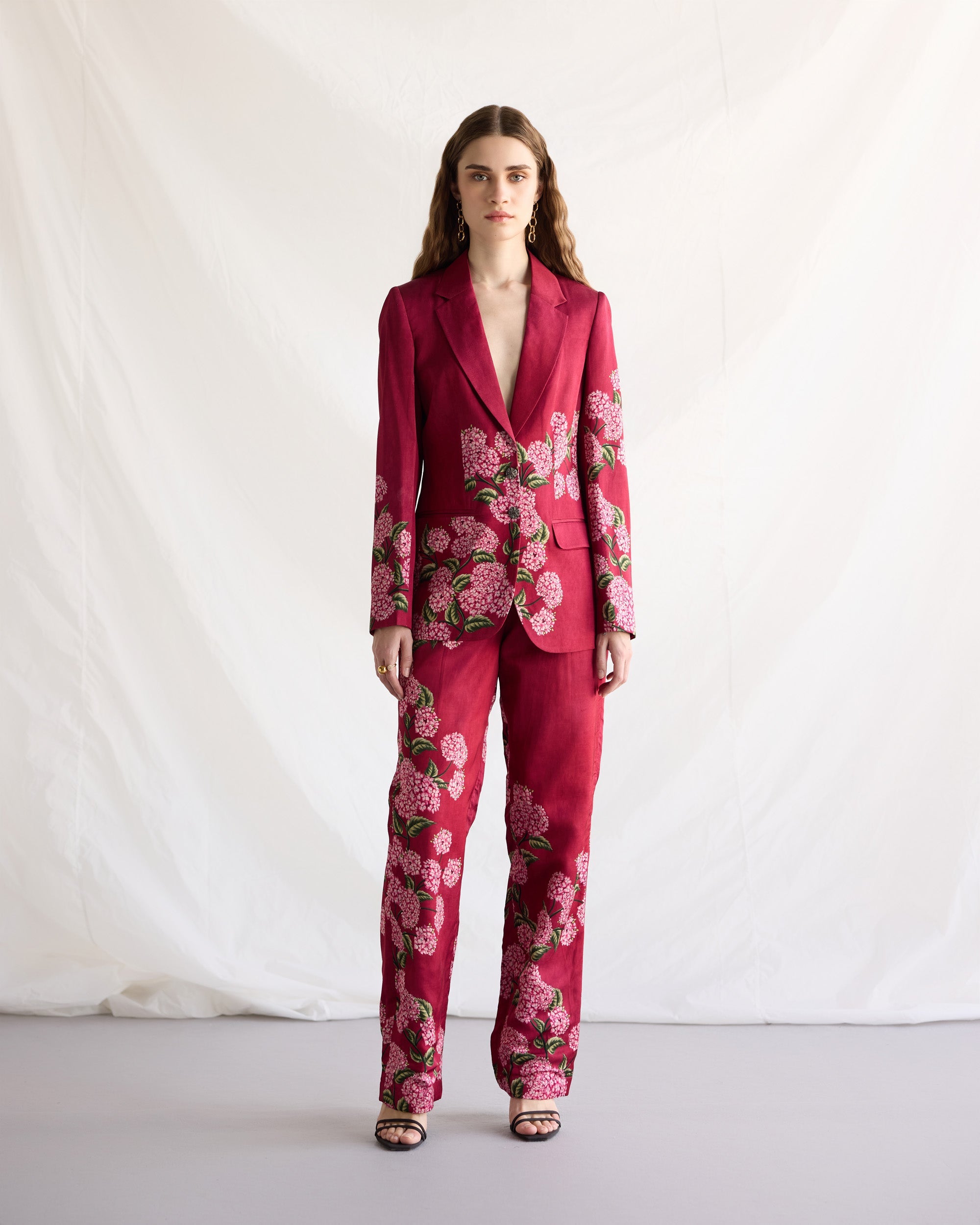Floral print Straight Fit Pants