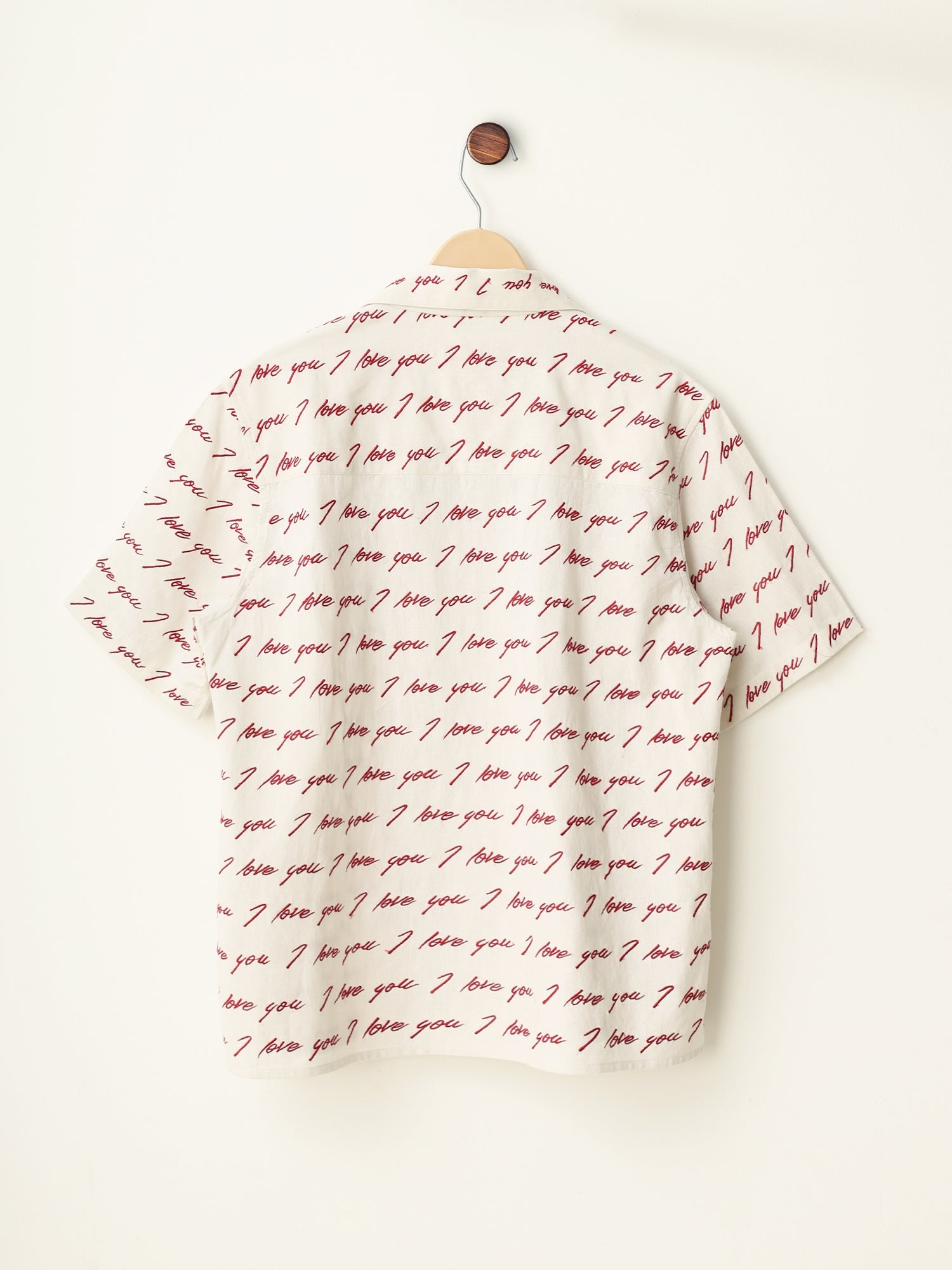 “Je t’aime” embroidered shirt