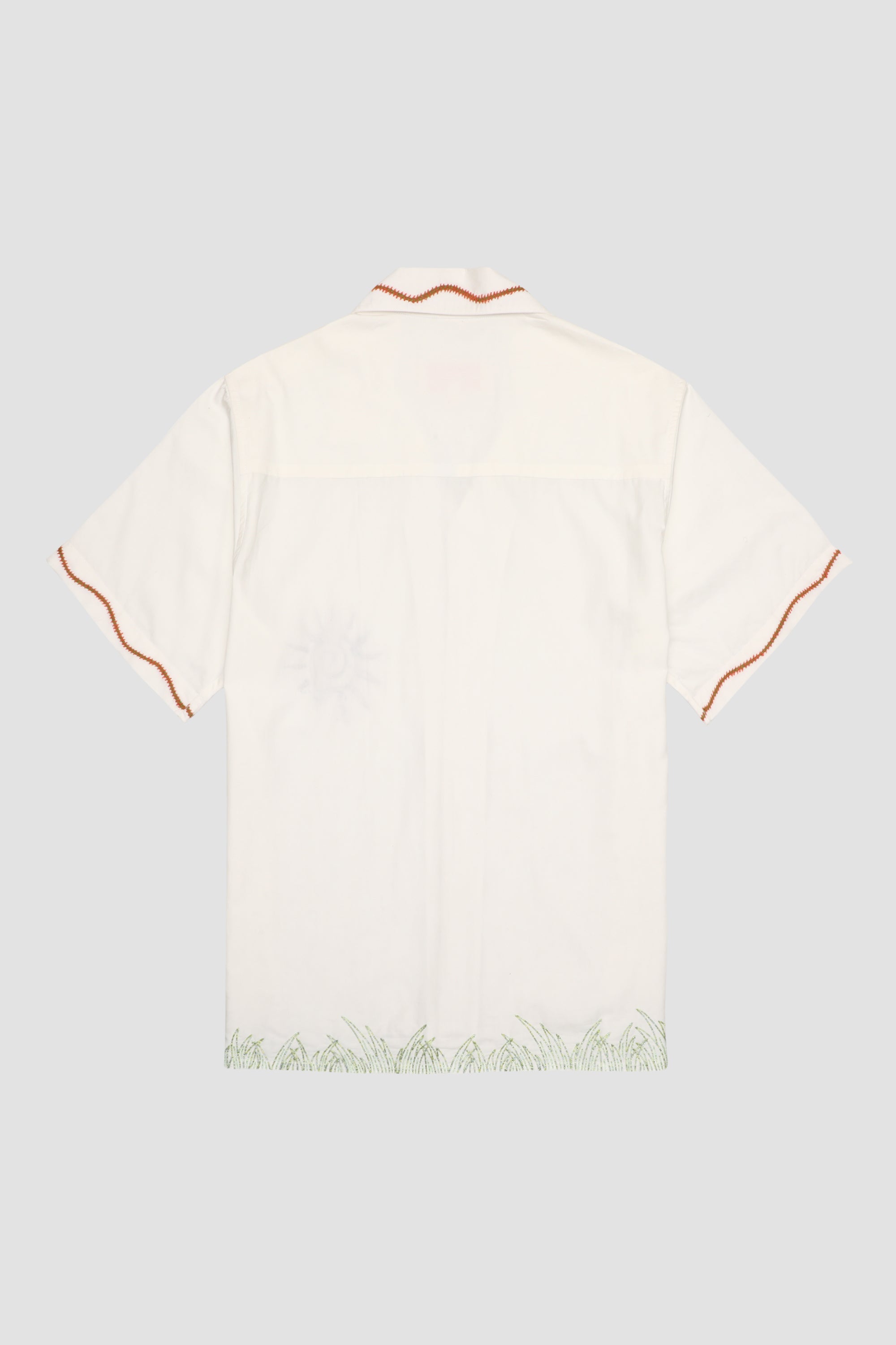 Summer day embroidered Linen shirt