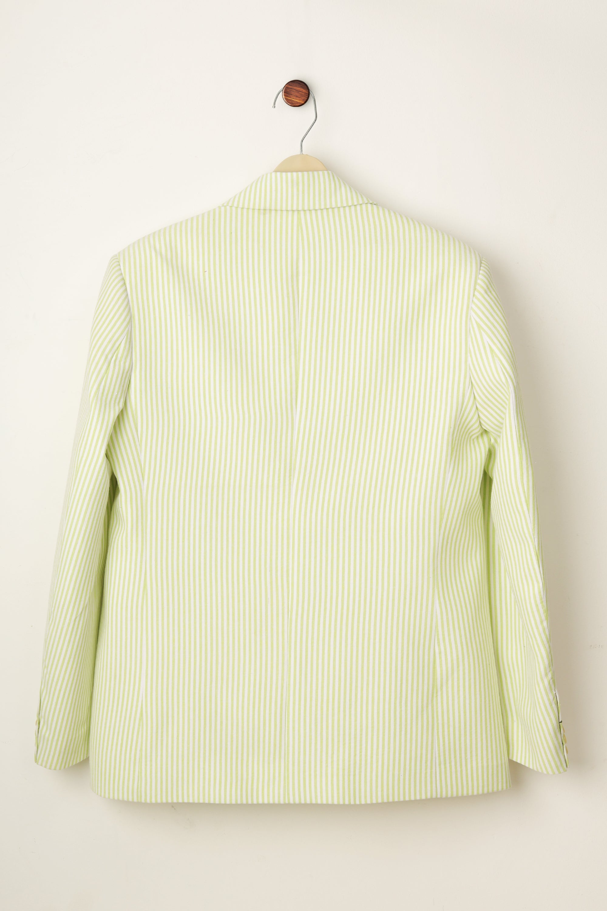 "Gardenia" hand embroidered blazer