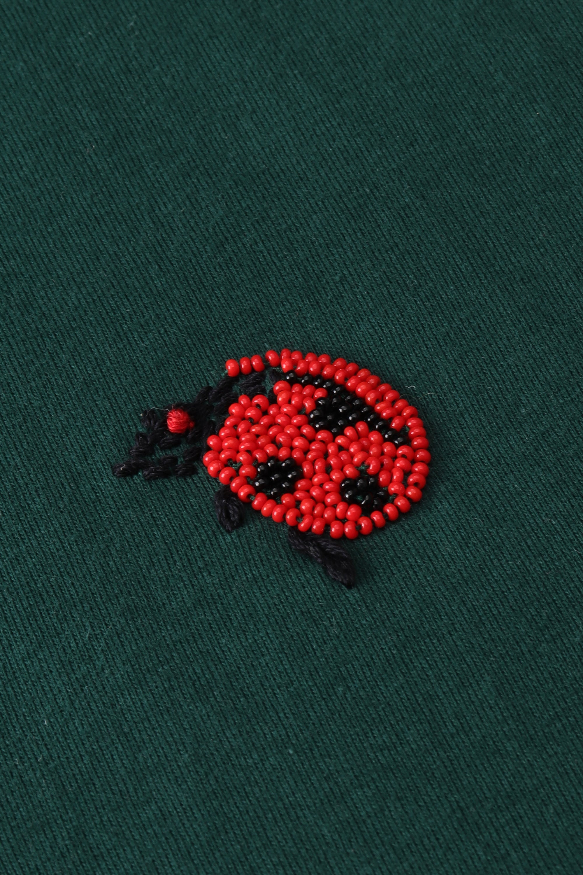 "Ladybug" hand embroidered T-Shirt