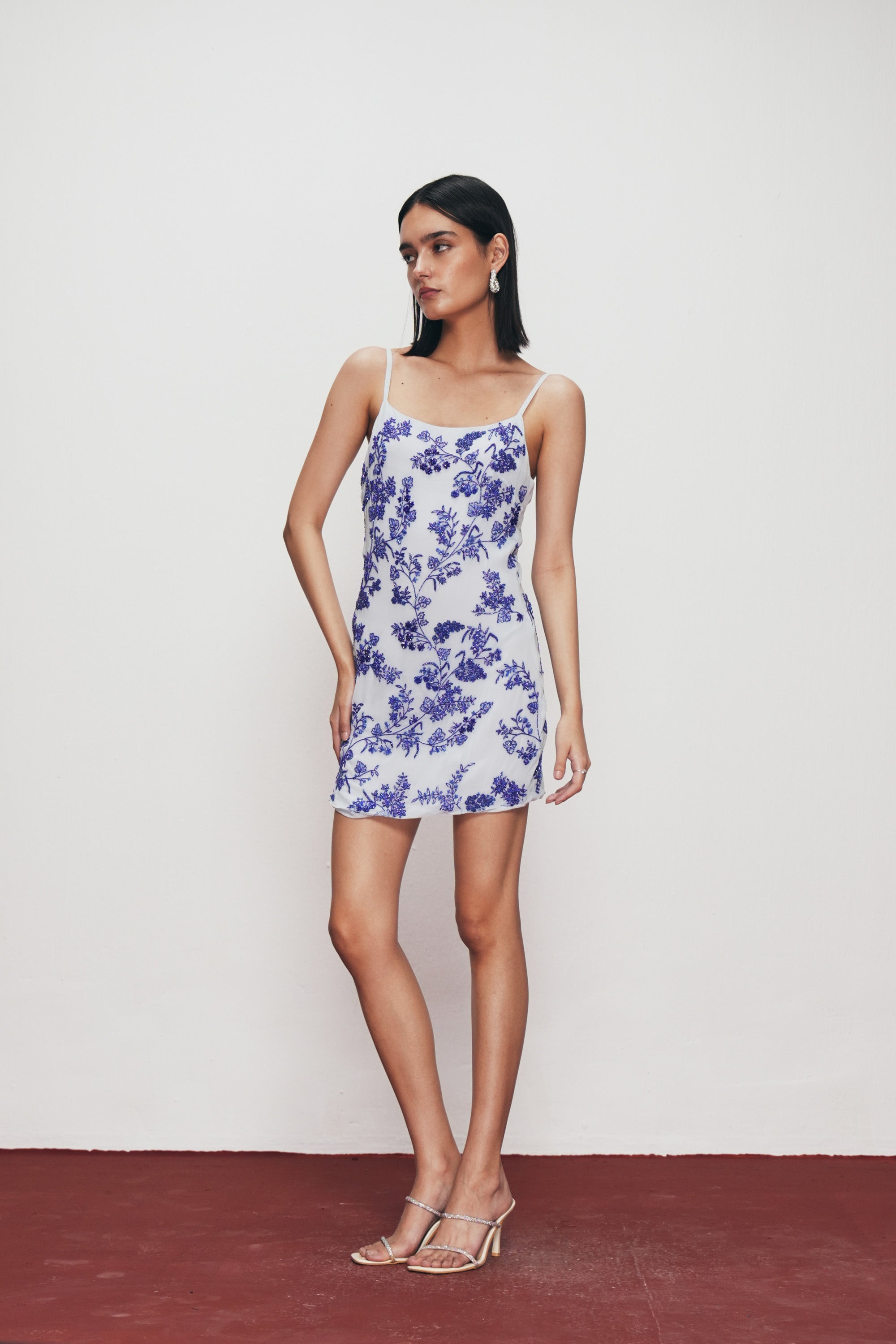 Santorini beaded dress