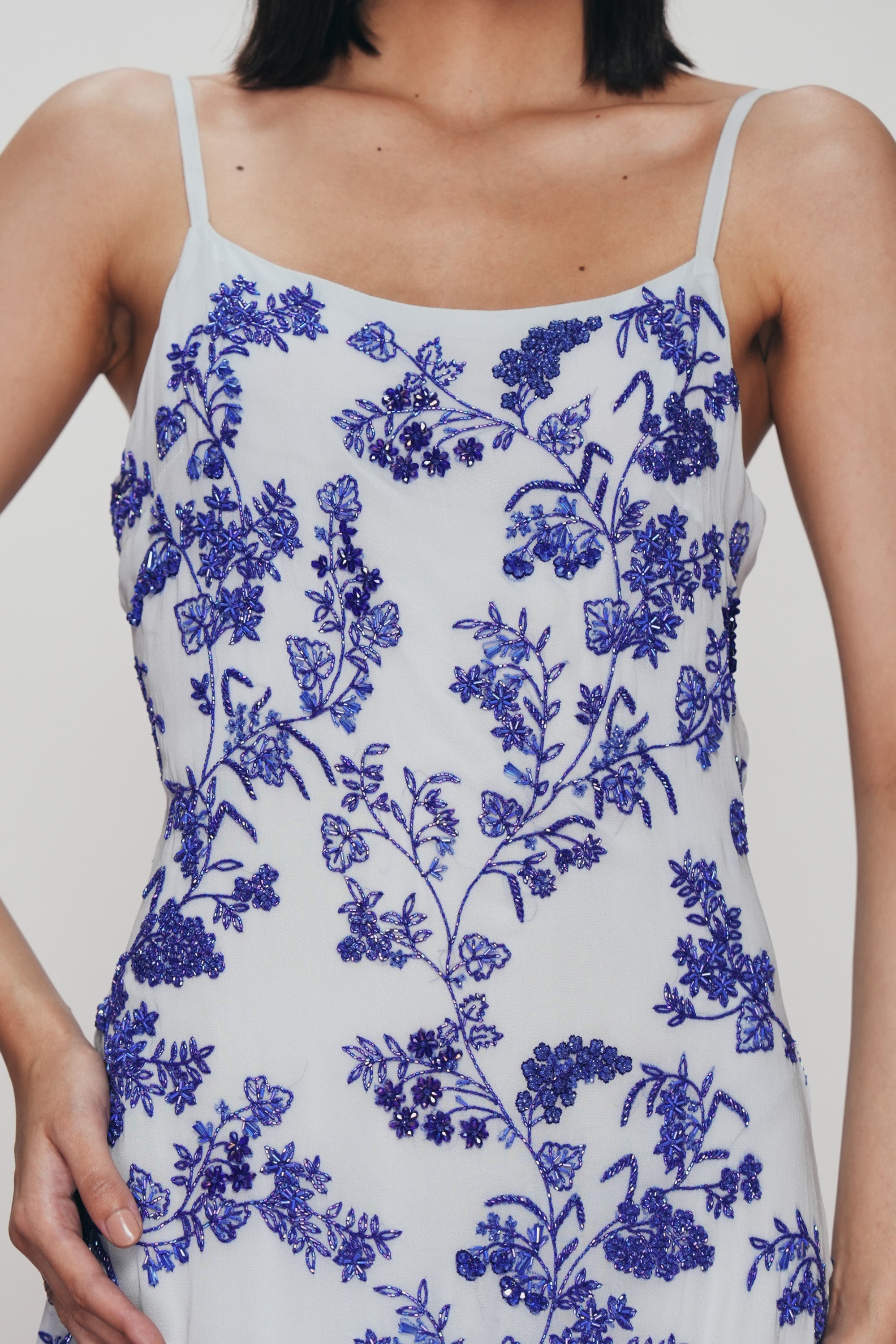 Santorini beaded dress